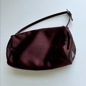 Prada Satin Burgundy Mini Bag
